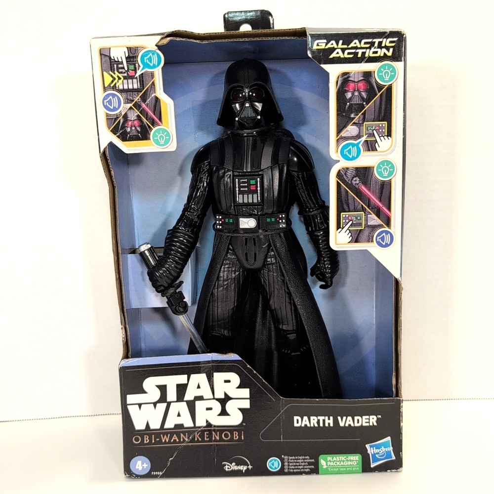Star Wars Obi Wan Kenobi Galactic Action DARTH VADER Interactive Action‎ Figure